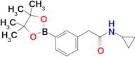 N-Cyclopropyl-2-(3-(4,4,5,5-tetramethyl-1,3,2-dioxaborolan-2-yl)phenyl)acetamide