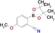 5-methoxy-2-(4,4,5,5-tetramethyl-1,3,2-dioxaborolan-2-yl)benzonitrile