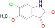 6-chloro-5-methoxy-2,3-dihydro-1H-indole-2,3-dione