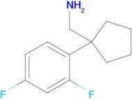 [1-(2,4-difluorophenyl)cyclopentyl]methanamine