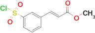 Methyl (E)-3-(3-(chlorosulfonyl)phenyl)acrylate