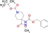 1-(Tert-butyl) 4-methyl 4-(((benzyloxy)carbonyl)amino)piperidine-1,4-dicarboxylate