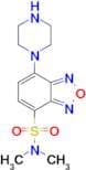 N,N-dimethyl-7-(piperazin-1-yl)benzo[c][1,2,5]oxadiazole-4-sulfonamide