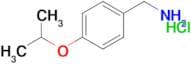 (4-Isopropoxyphenyl)methanamine hydrochloride