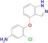 3-chloro-4-(1H-indazol-4-yloxy)aniline