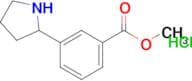 3-Pyrrolidin-2-yl-benzoic acid methyl ester hydrochloride