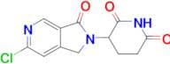 3-(6-Chloro-3-oxo-1H-pyrrolo[3,4-c]pyridin-2(3H)-yl)piperidine-2,6-dione
