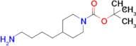 Tert-Butyl 4-(4-aminobutyl)piperidine-1-carboxylate