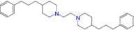 1,2-Bis(4-(3-phenylpropyl)piperidin-1-yl)ethane