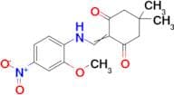 2-(((2-Methoxy-4-nitrophenyl)amino)methylene)-5,5-dimethylcyclohexane-1,3-dione