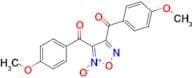 3,4-Bis(4-methoxybenzoyl)-1,2,5-oxadiazole 2-oxide