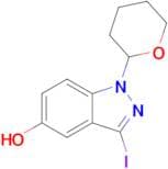 3-Iodo-1-(tetrahydro-2H-pyran-2-yl)-1H-indazol-5-ol
