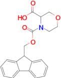 4-(((9H-Fluoren-9-yl)methoxy)carbonyl)morpholine-3-carboxylic acid