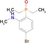 (4-Bromo-2-(methylamino)phenyl)diethylphosphine oxide