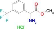 Methyl 2-amino-2-(3-(trifluoromethyl)phenyl)acetate hydrochloride