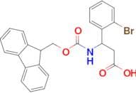 3-((((9H-Fluoren-9-yl)methoxy)carbonyl)amino)-3-(2-bromophenyl)propanoic acid