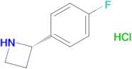 (S)-2-(4-Fluorophenyl)azetidine hydrochloride