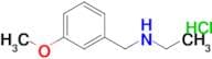 N-(3-methoxybenzyl)ethanamine hydrochloride