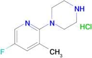 1-(5-Fluoro-3-methylpyridin-2-yl)piperazine hydrochloride