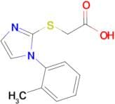 2-((1-(O-tolyl)-1H-imidazol-2-yl)thio)acetic acid