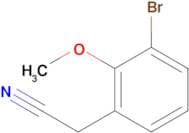 2-(3-Bromo-2-methoxyphenyl)acetonitrile
