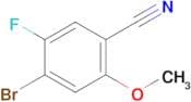 4-Bromo-5-fluoro-2-methoxybenzonitrile