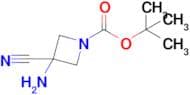 Tert-Butyl 3-amino-3-cyanoazetidine-1-carboxylate