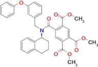 Trimethyl (S)-5-((3-phenoxybenzyl)(1,2,3,4-tetrahydronaphthalen-1-yl)carbamoyl)benzene-1,2,4-trica…