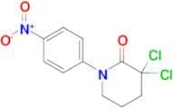 3,3-Dichloro-1-(4-nitrophenyl)piperidin-2-one