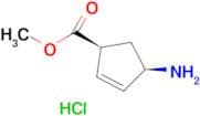 Methyl (1S,4R)-4-aminocyclopent-2-ene-1-carboxylate hydrochloride