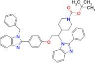 Tert-Butyl 4-(2-(4-(1-benzyl-1H-benzo[d]imidazol-2-yl)phenoxy)-1-(2-phenyl-1H-benzo[d]imidazol-1-y…