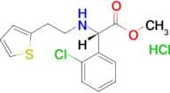 (S)-Methyl 2-(2-chlorophenyl)-2-((2-(thiophen-2-yl)ethyl)amino)acetate hydrochloride