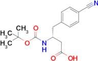 (R)-3-((tert-Butoxycarbonyl)amino)-4-(4-cyanophenyl)butanoic acid