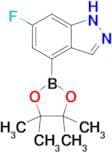 (6-FLUORO-1H-INDAZOL-4-YL)BORONIC ACID PINACOL ESTER