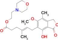 2-MORPHOLINOETHYL (E)-6-(4-HYDROXY-6-METHOXY-7-METHYL-3-OXO-1,3-DIHYDROISOBENZOFURAN-5-YL)-4-METHY…