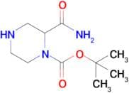 TERT-BUTYL 2-CARBAMOYLPIPERAZINE-1-CARBOXYLATE