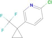 2-CHLORO-5-(1-(TRIFLUOROMETHYL)CYCLOPROPYL)PYRIDINE