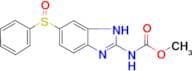 Methyl N-[6-(benzenesulfinyl)-1H-1,3-benzodiazol-2-yl]carbamate