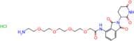14-AMINO-N-(2-(2,6-DIOXOPIPERIDIN-3-YL)-1,3-DIOXOISOINDOLIN-4-YL)-3,6,9,12-TETRAOXATETRADECANAMIDE…