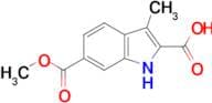 6-(METHOXYCARBONYL)-3-METHYL-1H-INDOLE-2-CARBOXYLIC ACID