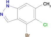 4-BROMO-5-CHLORO-6-METHYL-1H-INDAZOLE
