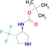 TERT-BUTYL N-[(3R,4S)-4-(TRIFLUOROMETHYL)PYRROLIDIN-3-YL]CARBAMATE