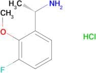 (1S)-1-(3-FLUORO-2-METHOXYPHENYL)ETHAN-1-AMINE HCL