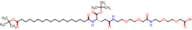 (S)-22-(tert-Butoxycarbonyl)-43,43-dimethyl-10,19,24,41-tetraoxo-3,6,12,15,42-pentaoxa-9,18,23-tri…