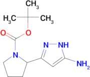 Tert-Butyl 2-(5-amino-1H-pyrazol-3-yl)pyrrolidine-1-carboxylate