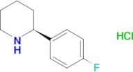 (S)-2-(4-Fluorophenyl)piperidine hydrochloride