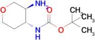 Tert-Butyl ((3S,4R)-3-aminotetrahydro-2H-pyran-4-yl)carbamate
