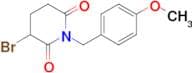3-Bromo-1-(4-methoxybenzyl)piperidine-2,6-dione