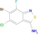 6-Bromo-5-chloro-7-fluorobenzo[c]isothiazol-3-amine