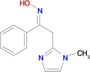 (Z)-N-[2-(1-methyl-1H-imidazol-2-yl)-1-phenylethylidene]hydroxylamine